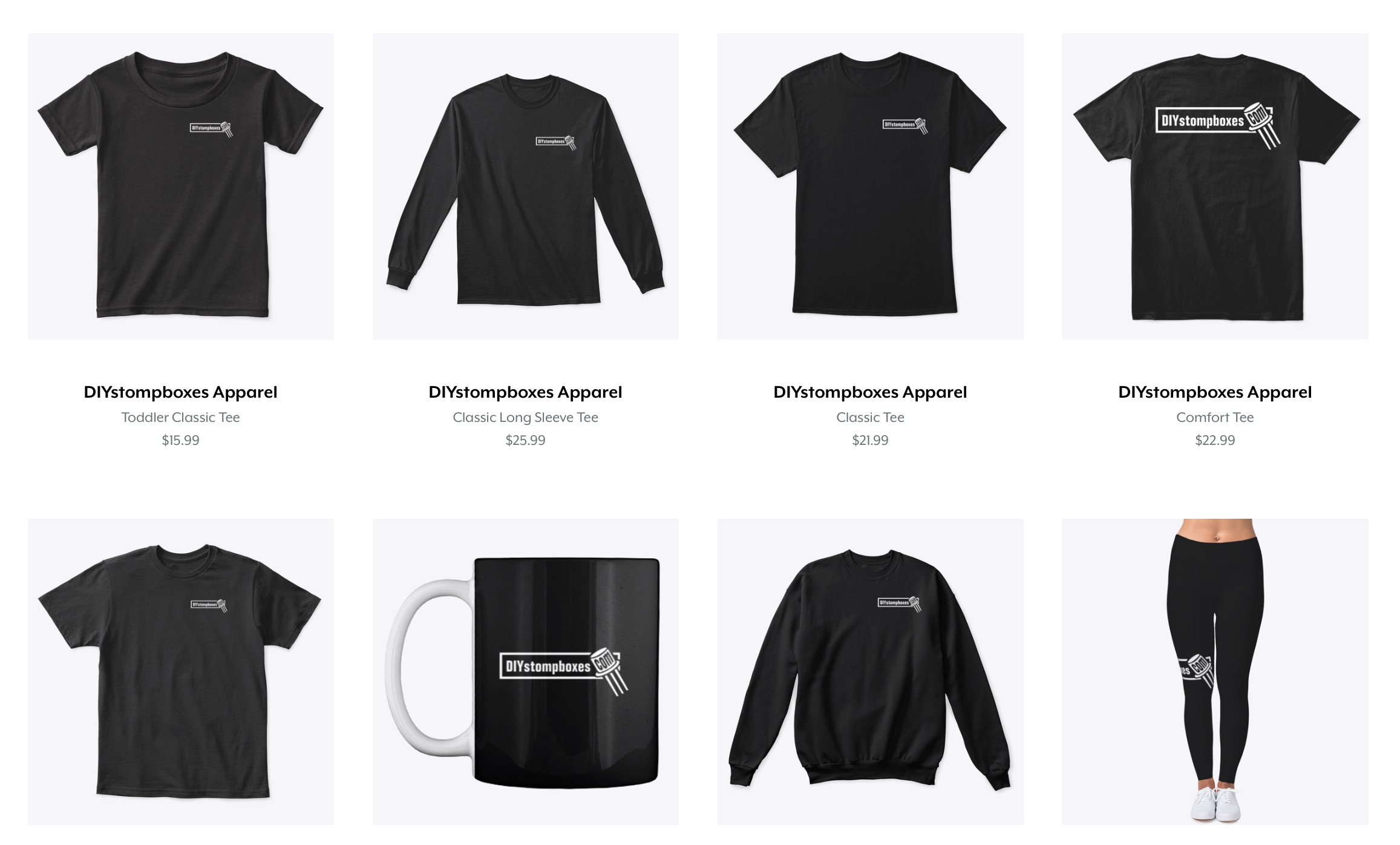 All Merchandise for DIYstompboxes!