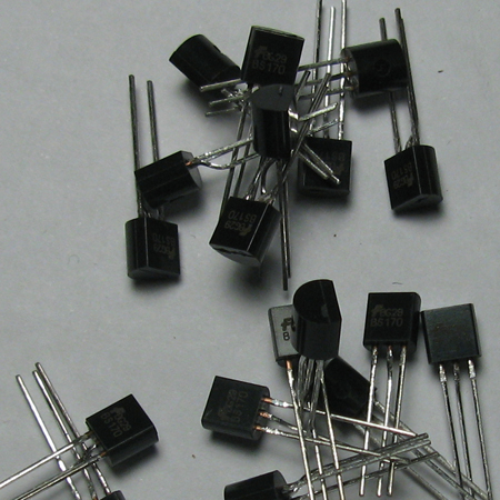 Ten BS170 MOSFETs - Click Image to Close
