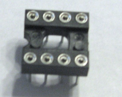 DIP8 socket - 8 pin op amp socket